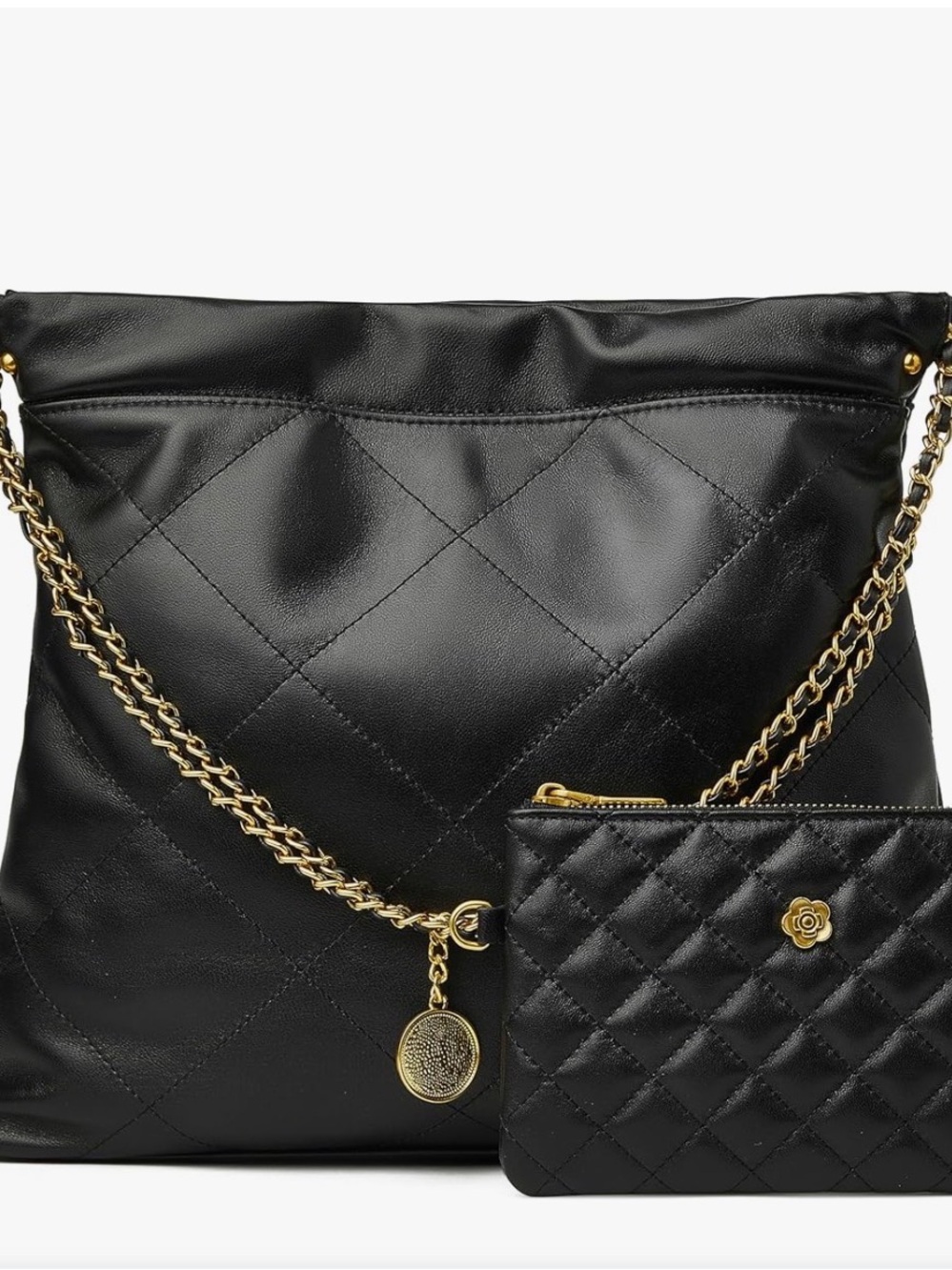 Doris&Jacky black leather handbag